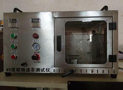 Textile 45 Degree Flame Spread Rate Test Apparatus