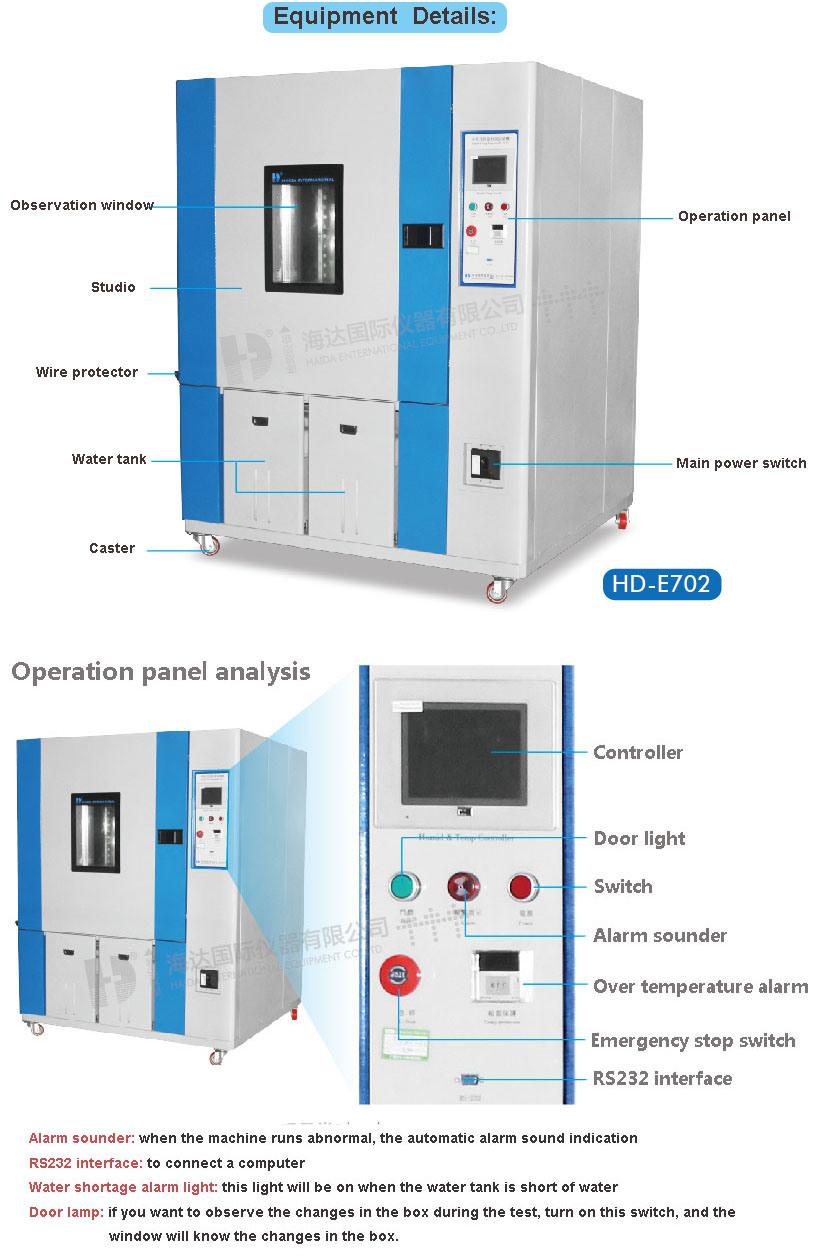Customized Constant Stability Temperature Humidity Testing Chamber for Climatic Test