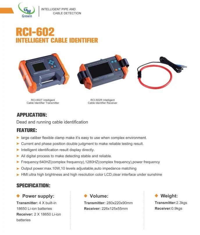 1280Hz Remote Cable Fault Locator DC Cable Identification Test Equipment