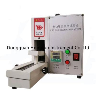 New Electronic Crockmeter For Testing Fabric Dry And Wet Rubbing Fastness
