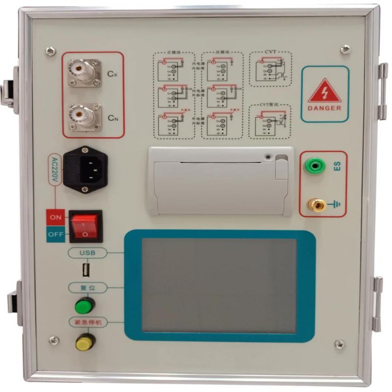 Tan Delta Tester Transformer Capacitance Dissipation Factor Meter Dielectric Loss Test Equipment